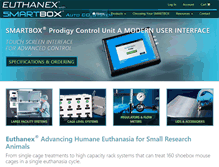 Tablet Screenshot of euthanex.com